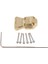 Eksenel SCX24 AXI00002 AXI00001 AXI90081 Arabalar Için Pirinç Differ Kapak 1/24 Rc Araba (Yurt Dışından) 1