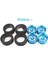 4pcs Alüminyum 12MM Altı Hubs Tekerlek Adaptörleri Wltoys Için Kauçuk Lastik ve Metal Mandal (Yurt Dışından) 2