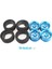 4pcs Alüminyum 12MM Altı Hubs Tekerlek Adaptörleri Wltoys Için Kauçuk Lastik ve Metal Mandal (Yurt Dışından) 4