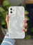 IPhone 11 Uyumlu (Köşeli - 12 Görünümlü )Şeffaf Baskı Desenli Silikon Kılıf 4