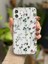IPhone 11 Uyumlu (Köşeli - 12 Görünümlü )Şeffaf Baskı Desenli Silikon Kılıf 1