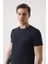 Twn Slim Fit Lacivert Düz Örgü T-Shirt 0EC148551753M 2