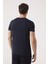 Twn Slim Fit Lacivert Düz Örgü T-Shirt 0EC148551753M 4