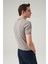 Slim Fit Gri Düz Örgü T-Shirt 0HF069421001M 4