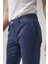 Slim Fit Indigo Düz Chino Pantolon 0HCC3T405323M 3