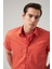 Regular Fit Turuncu Düz Gömlek 0HC02AD34326M 1