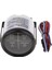 52MM 4 LED Alarm Göstergesi 800-00256 Volt Yağ Sıcaklığı Tekne Deniz Siyahı (Yurt Dışından) 1