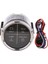 2 "4 LED Alarm Göstergesi Volt Yağ Temp Chk Eng Göstergesi 800-00256 Siyah Krom (Yurt Dışından) 1