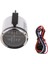 2 "4 LED Alarm Göstergesi Volt Yağ Temp Chk Eng Göstergesi 800-00256 Siyah Krom (Yurt Dışından) 3