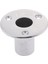 25MM 90 Derece Yuvarlak Taban Paslanmaz Çelik Tekne El Ray Bağlantısı Flush Mount Silver8 (Yurt Dışından) 1