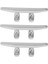 3x 4 "yüksek Cilalı Paslanmaz Çelik Açık Base Boat Boat Donanım (Yurt Dışından) 1