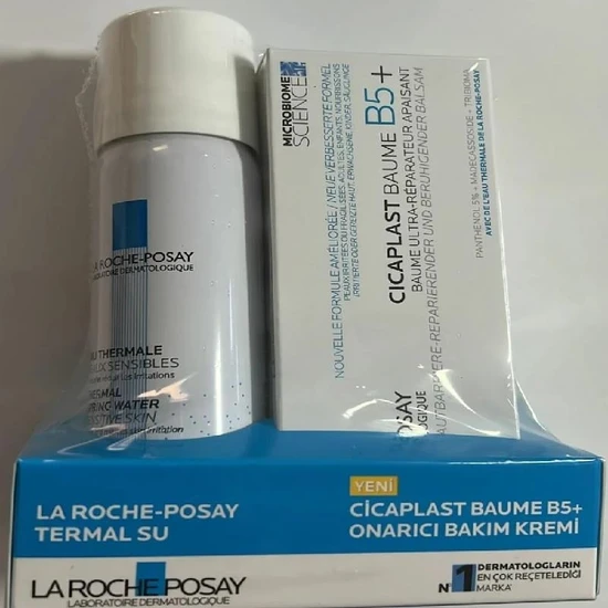 La Roche Posay Cicaplast Baume B5+ Onarıcı Bakım Kremi + Termal Su