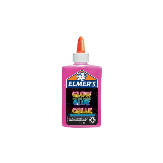 Elmers Karanlıkta Parlayan Yapıştırıcı Pembe 147ML