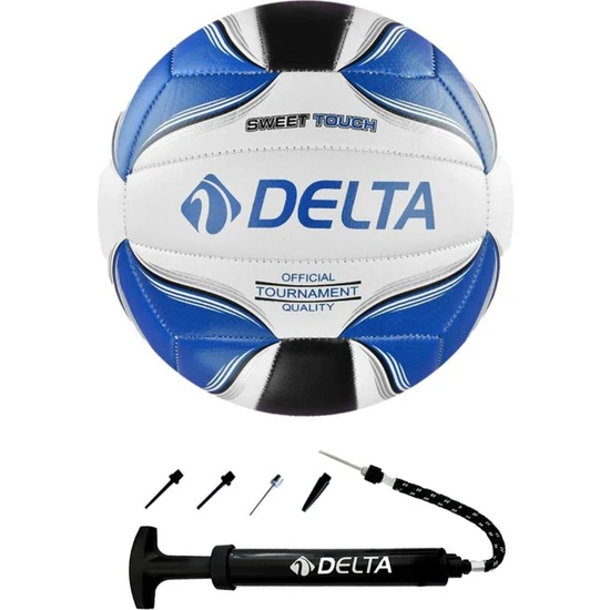 Delta Rivo Dikişli 5 Numara Voleybol Topu + Top Pompası