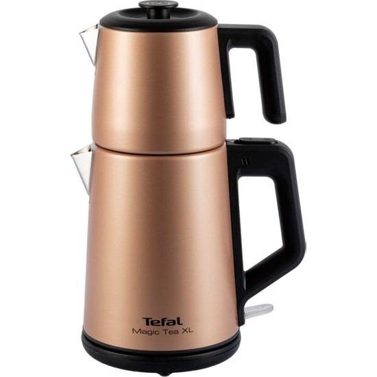 Tefal Magic Tea XL Paslanmaz Çelik Gövdeli 1650 Watt Çay Makinesi - Bakır