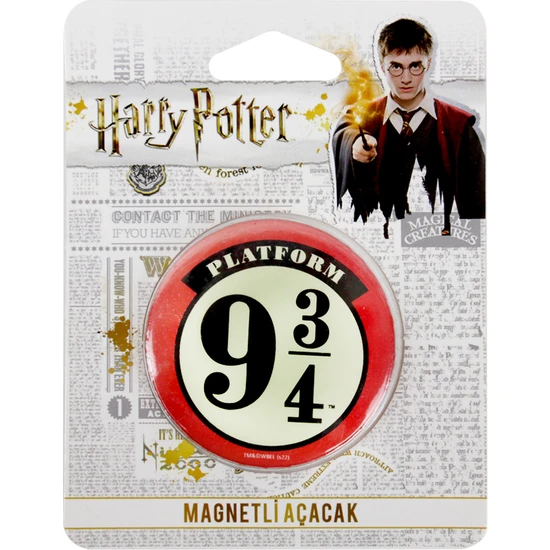 Filmaldım Harry Potter 9 3/4 Platform Magnetli Metal Açacak