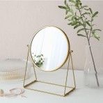 IKEA Çift Taraflı Büyüteçli Ayna Çap: 17 cm Ayaklı Makyaj Aynası Masa Aynası Kaliteli