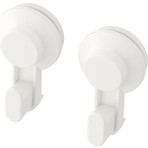 IKEA Beyaz Vantuzlu Yapıştırmalı Duvar Askı 2li Ikili