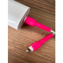 Go Aksesuar Kablo Koruyucu Çift Taraflı Apple Yeni Nesil Kablo (Type-C To Lightining)  Uyumlu