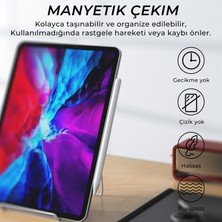 Bix SP02W Bluetooth Stylus Pen Manyetik Çekim Destekli, Avuç İçi Reddetme Özellikli iPad Kalemi Beyaz 2018-2022 için iPad Android Windows Bütün Kapasitif Dokunmatik Cihazlar ile Uyumlu