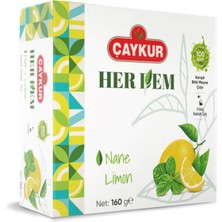 Çaykur Herdem Nane Limon Çayı Süzen Poşet 16 gr X100