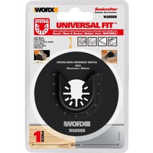 Worx WA5008 Çok Amaçlı Raspalama Makinası Için 80MM 360˚ Metal, Ahşap, Fiberglas, Pvc Universal Kesme Bıçağı