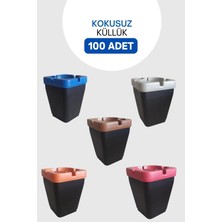 Kemboss Çakmaklık'lı Model Küllük 100 Adet Karışık Renk