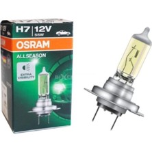 Osram H7 Allseason Kolormatik Far Ampulü 12V 55W (1 Adet)