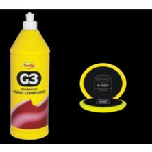 Farecla G3 Likit Çizik Giderici Pasta 1 Lt ve G-Mop GMC612 6'' 150MM Cırtlı Pasta Süngeri