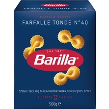 Barilla Fiyonk/ Farfalle Tonde Sade Makarna 500 Gr