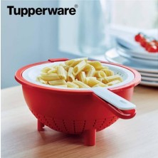 Tupperware Çift Süzgeç Kırmızı ( 2 Litre - 400 ml )