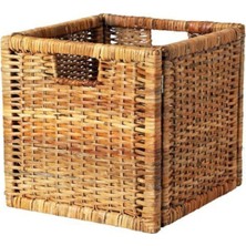 IKEA Sepet Kutu Düzenleyici Meridyendukkan 32X35X32 cm 1 Adet Rattan Çok Amaçlı