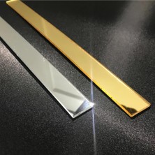 Dekonil Şerit Pleksi Yapışkanlı Gold Gümüş Ayna 2.3cm x 122CM ( 5 Adet )