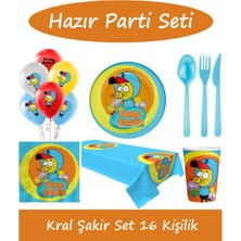 Kikajoy Kral Şakir Parti Seti 16 Kişilik