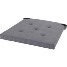 IKEA Justına 35/42X40 cm Sandalye Minderi Gri