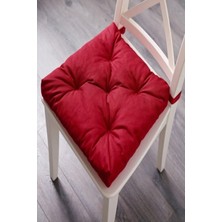 IKEA Malında Sandalye Minderi Kırmızı 40/35X38X7 cm 4 Adet