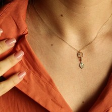 By Milo Jewellery Cercle Hamse Altın Kolye