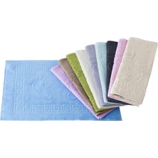 Menderes Home Cotton Collection Bukle Ayak Havlusu Ayak Izli Yeşil