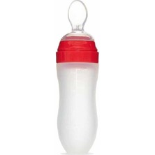 Bebedor Silikon Kaşıklı Biberon 120 ml 7509 Tekli Yumuşak Silikon Malzeme ile Doğal Besleme