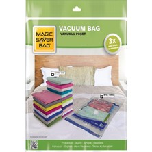 Magic Saver Bag 7'Li Evime Yer Açıyorum Vakum Hurç Seti ( 2l + 2 x l + 2 x  x l + 1 Jumbo )