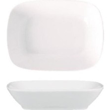 Gürallar Güral Porselen Ent. Otel 20 cm Kare Kayık Tabak 12 Adet