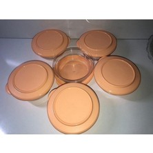 Tupperware Kristalin Pembe Kapaklı Altılı Kase