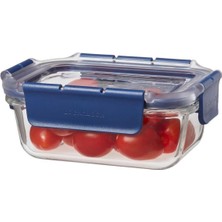 Lock And Lock Locknlock Top Class Fırın & Saklama Kabı Dörtgen Kilitli 630 ml Mavi