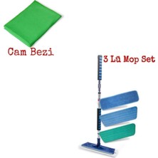 Silva Network Silva Mikrofiber Mop 3 Lü Set + Silva Cam