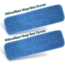 Silva Mikrofiber Mop Bez Ikili (Duvar - Duvar )