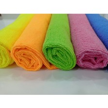 Ceymop Ceystar 40 x 40 cm Mikrofiber Bez Ekonomik Renkli 5 'li Paket