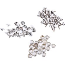 Lnshop 75 Adet 15MM Snap Darfener Vidalar Saplama Düğmesi Tuval Tekne Deniz Çadır Kapağı (Yurt Dışından)