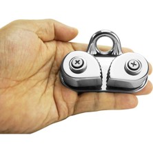 Lnshop Deniz Tekne Paslanmaz Çelik 3-15MM Halat Junior Clam Cleat Jam Cleat (Yurt Dışından)
