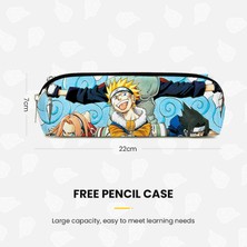Swico Remado Karikatür Naruto Kalem Kutulu Ilkokul Çantası - Açık Mavi (Yurt Dışından)
