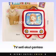 Swico Remado Sevimli Tv Şekilli Anaokulu Çantası (Yurt Dışından)